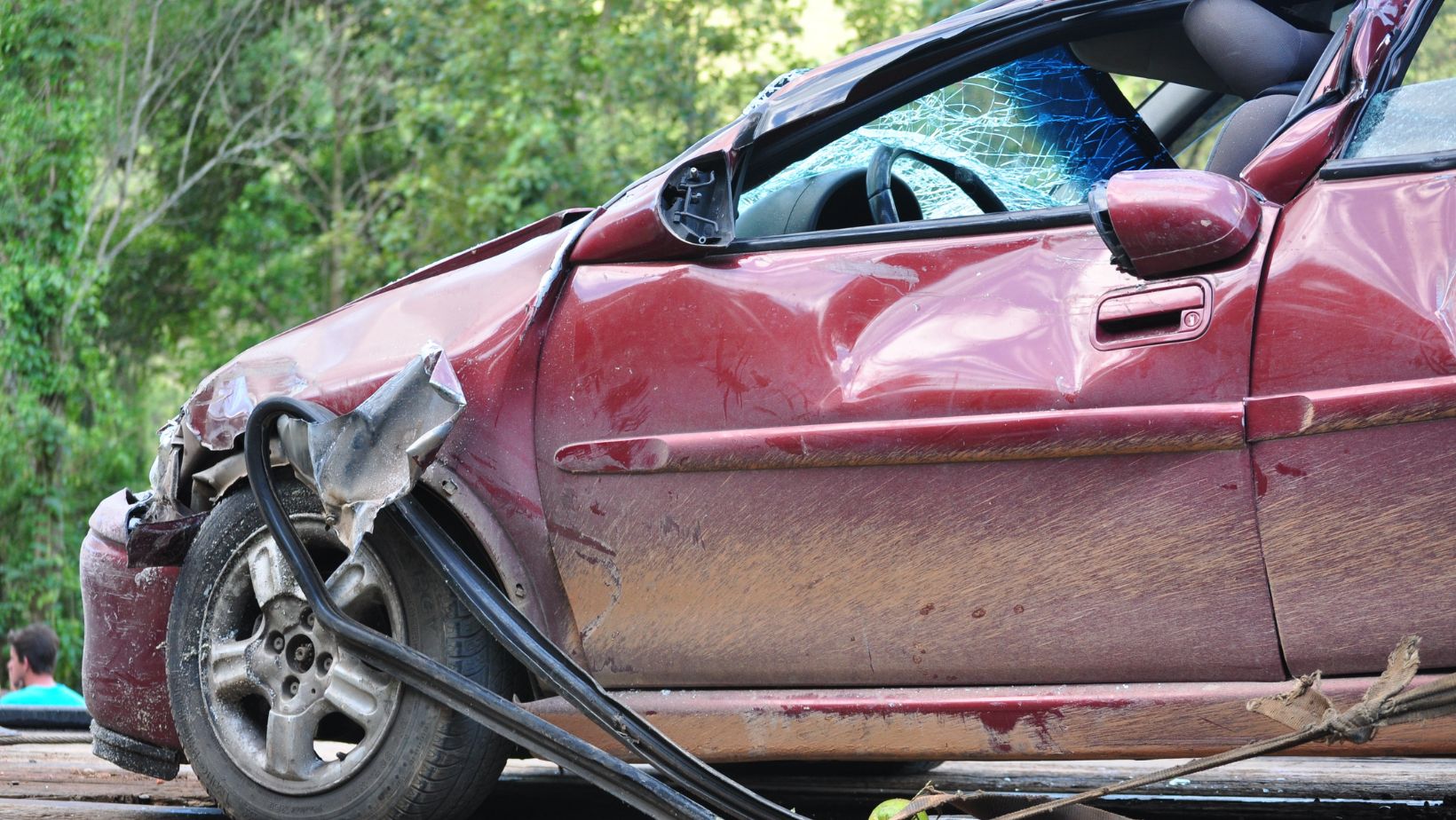 picture of car after accident